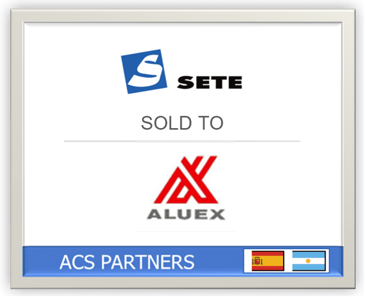 SETE sold to Argentinian aluminium manufacturer Aluex