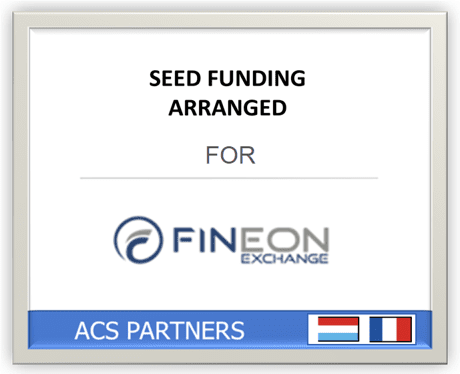 Seed Funding arranged for Fineon Exchange 