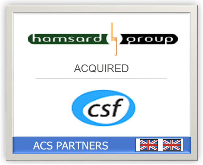 ICT specialist, Hamsard Group acquired CSF.