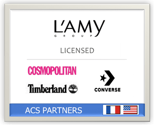 ACS partner supports L'amy in licensing of global brands