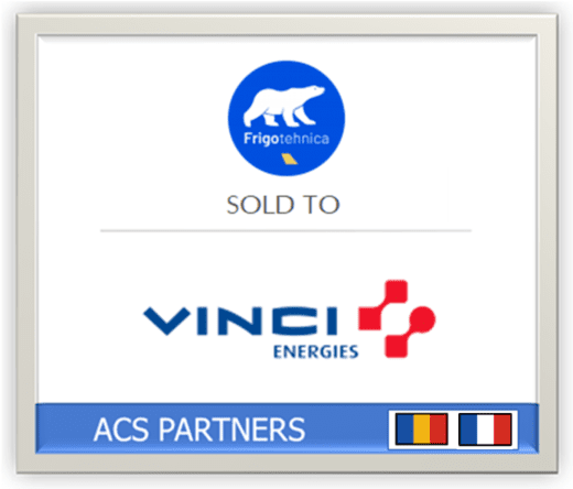 Leading supplier of industrial and commercial refrigeration solutions  sold to Vinci Energies.
